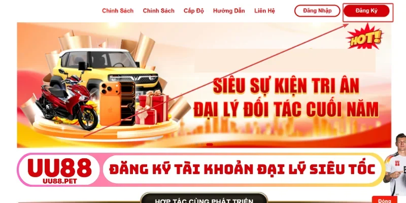 Đăng ký tài khoản đại lý siêu tốc