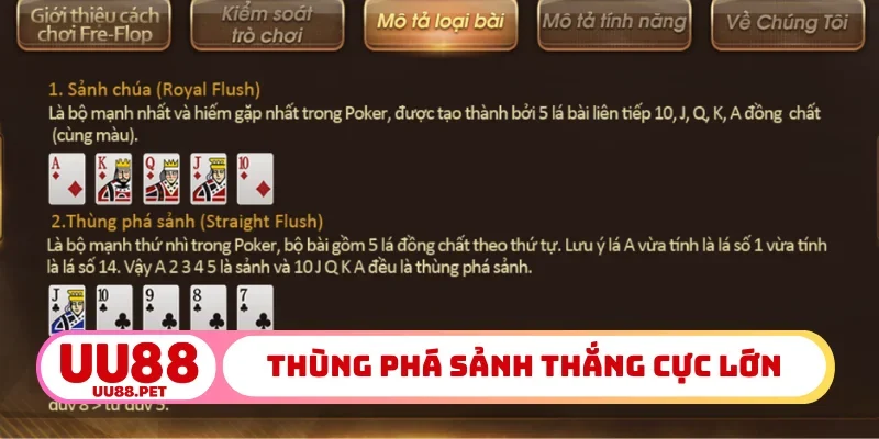 Thùng phá sảnh thắng cực lớn